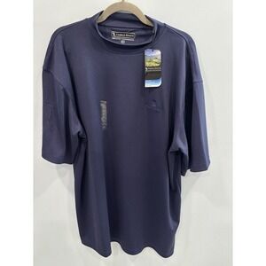 Pebble Beach Dry Luxe Performance Men's XL Shirt Navy Blue Moisture Wicking NWT